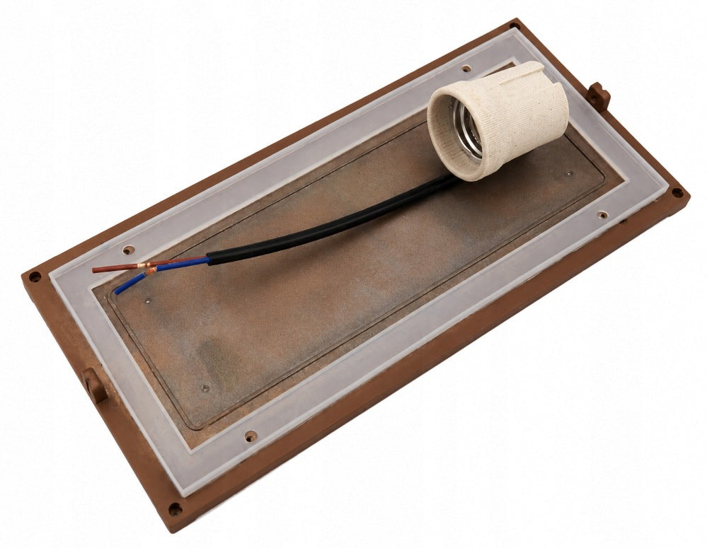 Facade Fixture Neely E27 IP54 Brown MODERN DESIGN Manufacturer code 046849