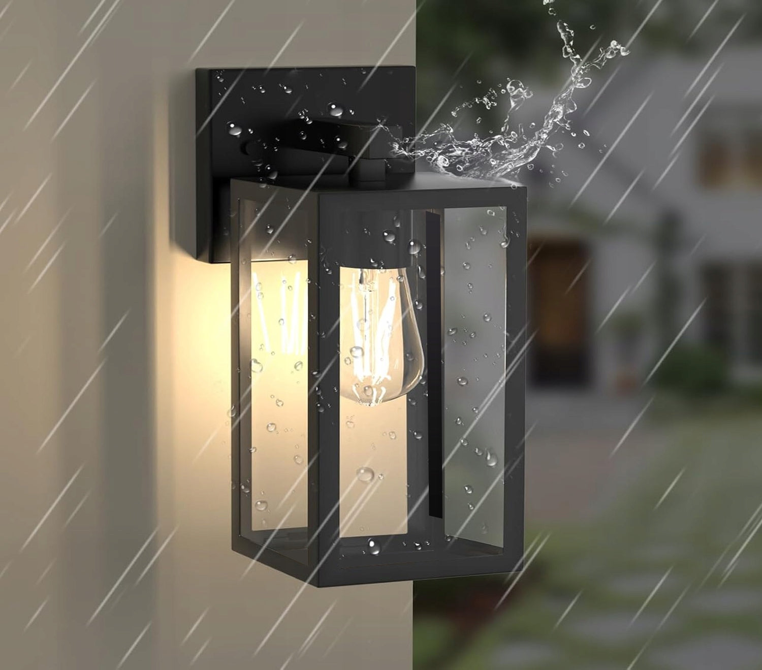 Facade lamp Garden wall lamp E27 LED Lantern for ALUMINUM Filament Manufacturer code 8403
