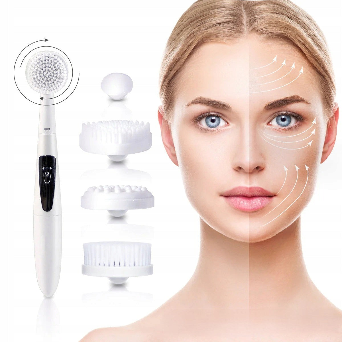 Face Cleaning Brush Peeling and Massager 4in1 RIO-FABM Rio Beauty Brand Rio Beauty