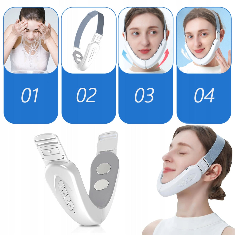 Face Massager V-face Beauty Meter With Ems And Microvibration Lifting Medical device no