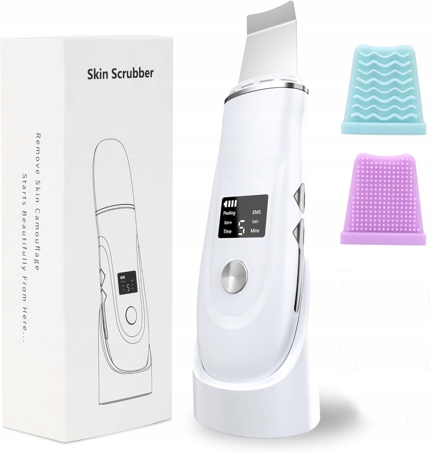Face Scrubber Skin Spatula - Device for deep cleansing of the face and