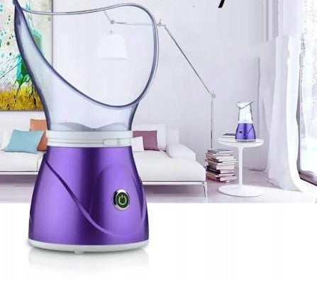 Face Steamer Humidifier Inhaler Purple Deep Cleansing Medical device no