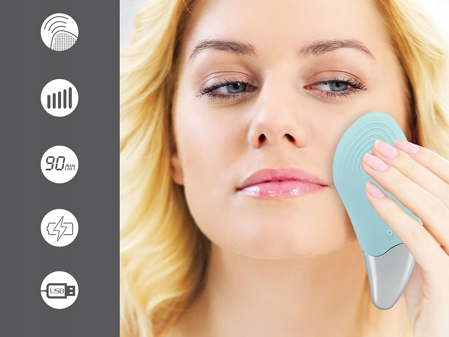 Face Wash Brush Sonic Electric Brush Set Adjustment Packaging status original