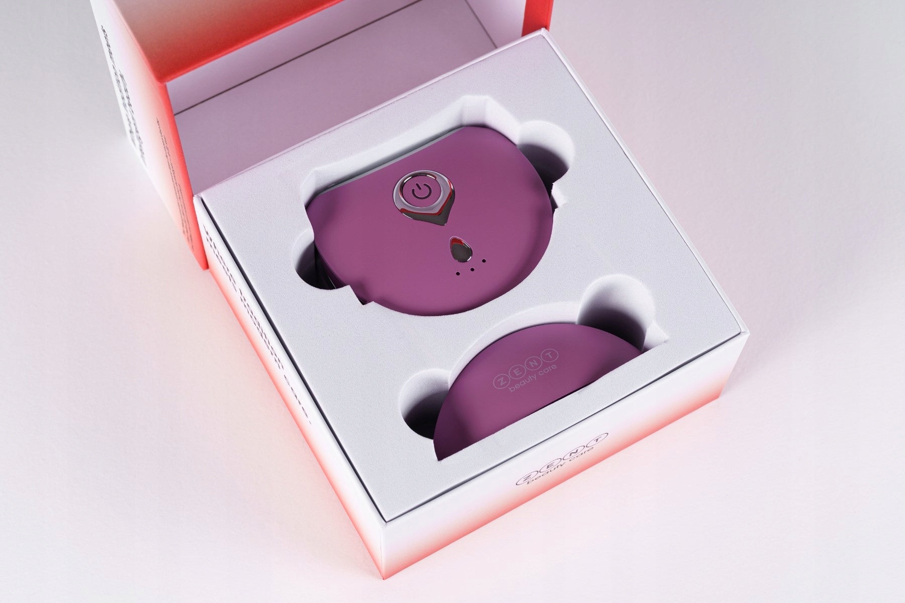 Face and Neck Massager EMS Lifting LED Gua Sha Needleless Mesotherapy ZENT Packaging status original