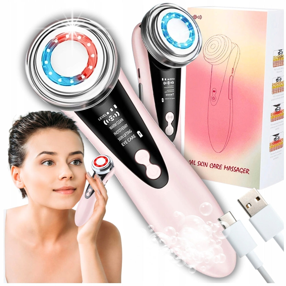 Face massager mesotherapy device 4in1 rejuvenation ems wrinkles lift