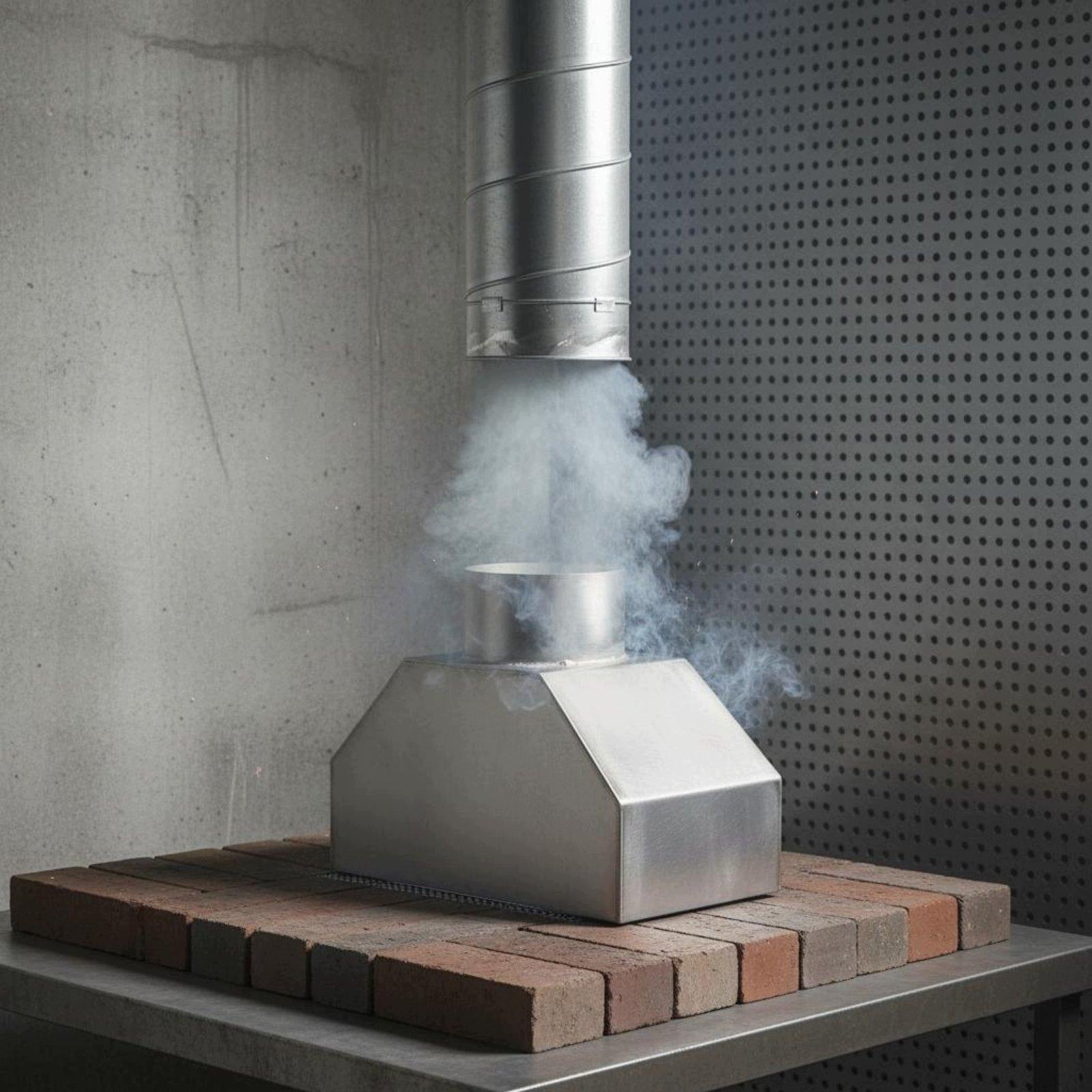 Factory Ventilation Smoke Collector Stainless Steel Fume Hood Industrial Brand no brand