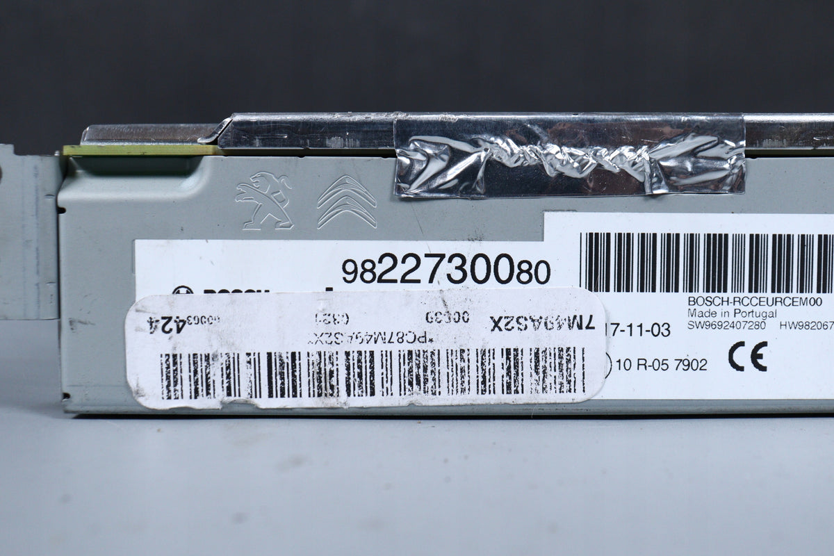 Factory radio tuner Peugeot 208 2008 3008 C4 9822730080 Manufacturer code 9822730080