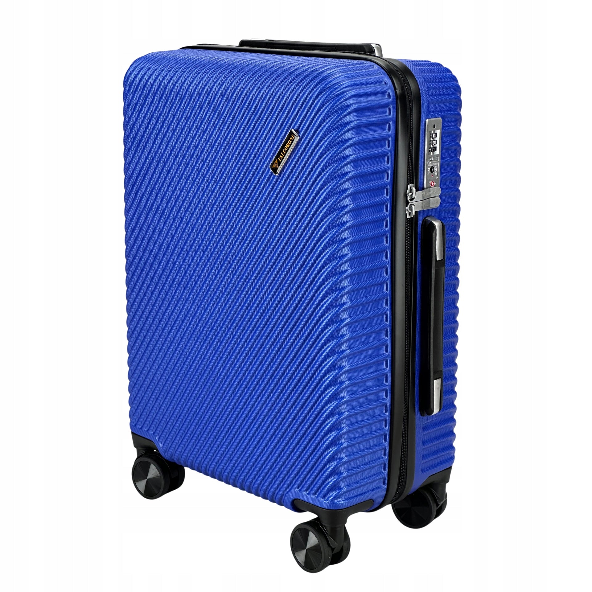 Falcorone Premium Polycarbonate Cabin Suitcase with TSA Protection Depth (shorter edge) 20 cm