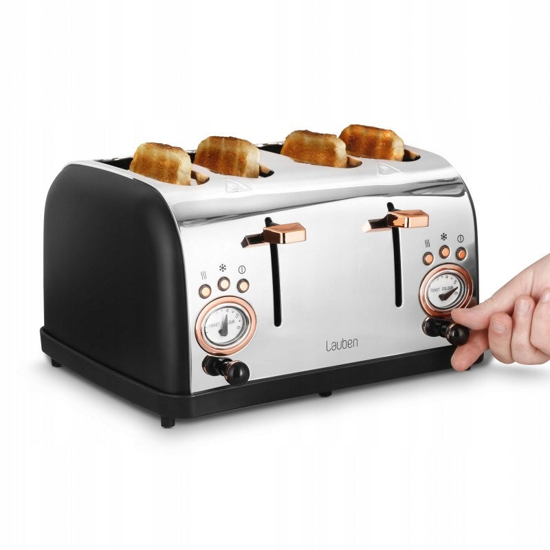 Family Large Toaster Lauben for 4 Toasts +2 Grates Brand Lauben