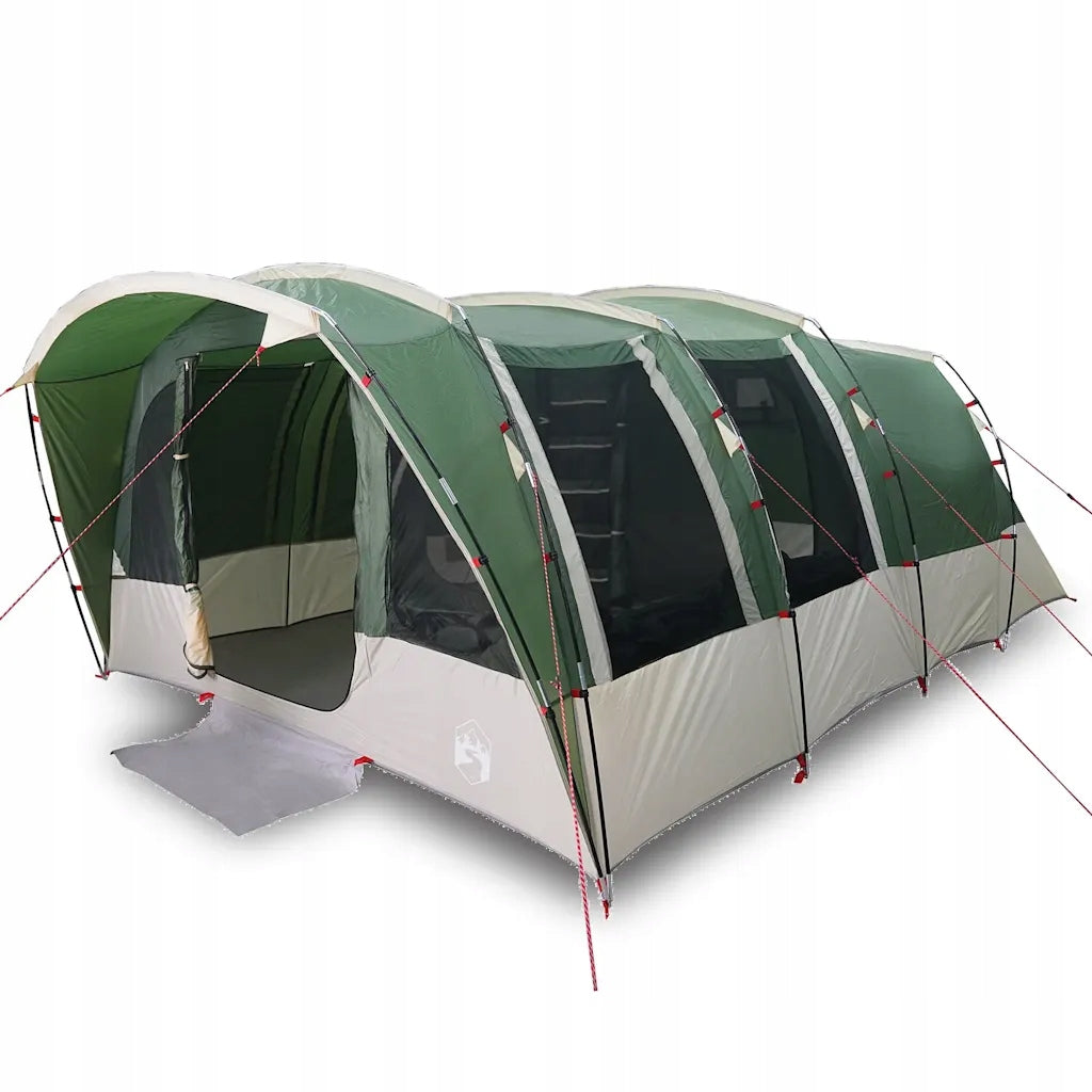 Family Tent, 8-Person, Tunnel, Green, Waterproof