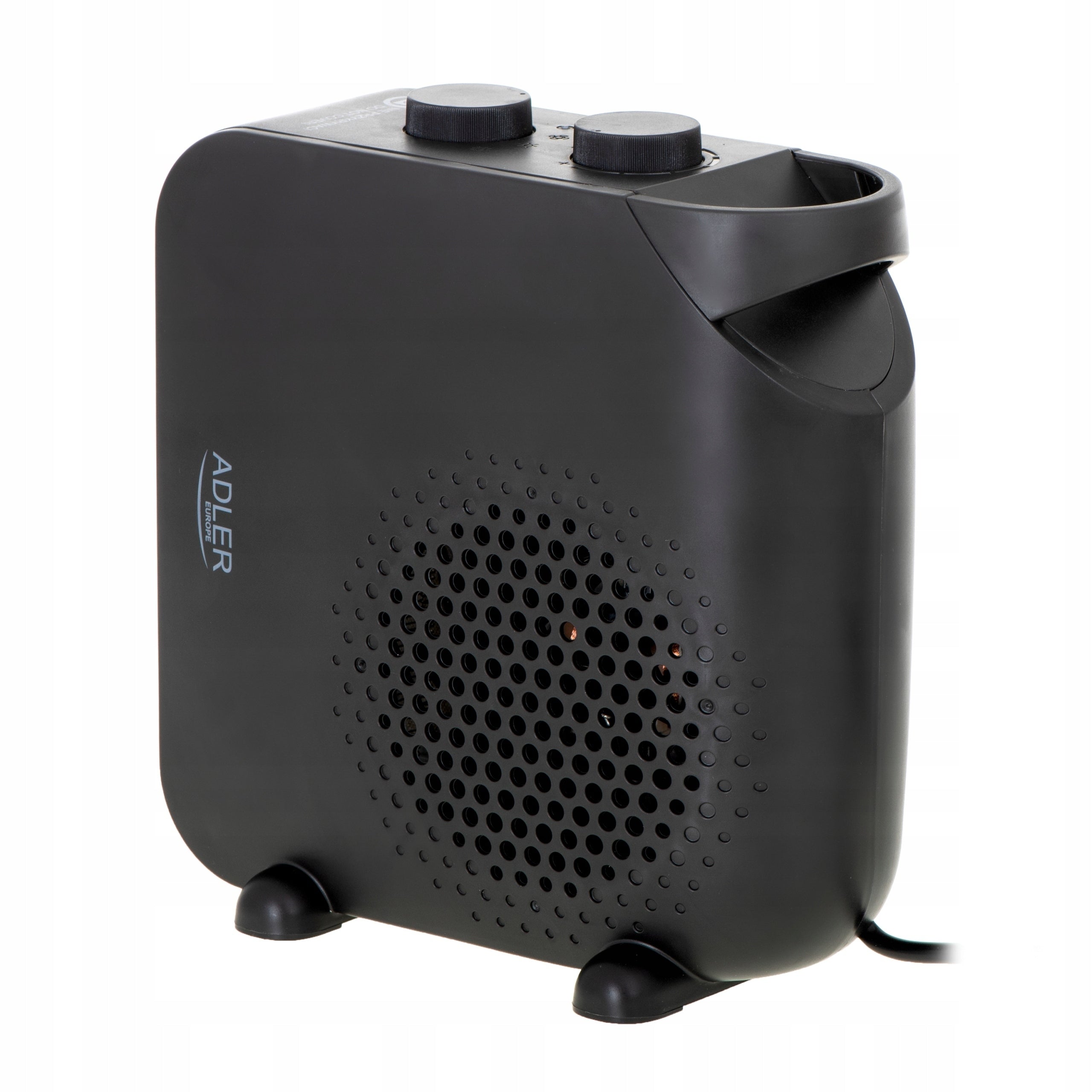 Fan AD 7725 Black 2000W 2 Power Levels + Thermostat Brand ADLER