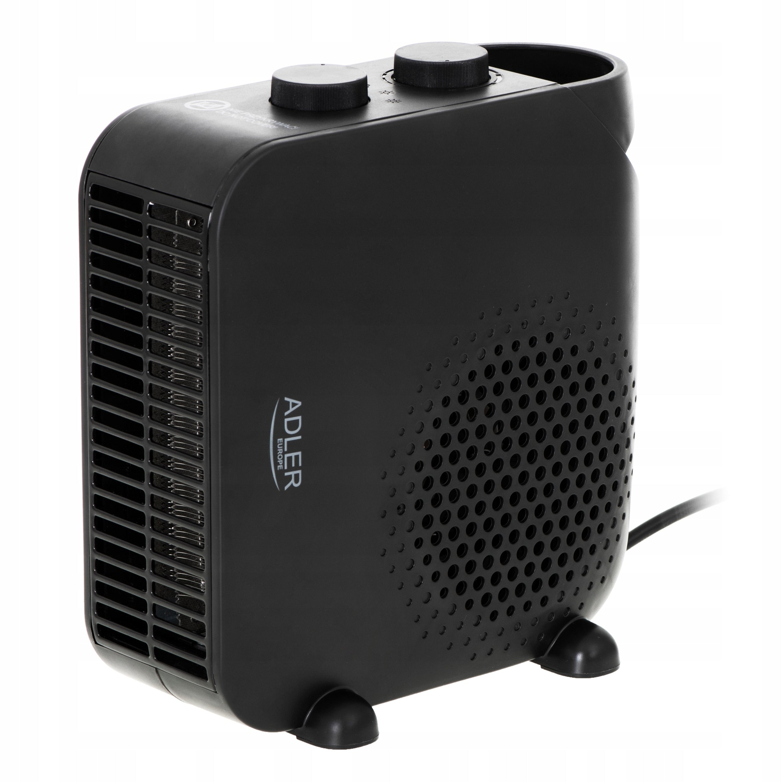 Fan AD 7725 Black 2000W 2 Power Levels + Thermostat Packaging status original