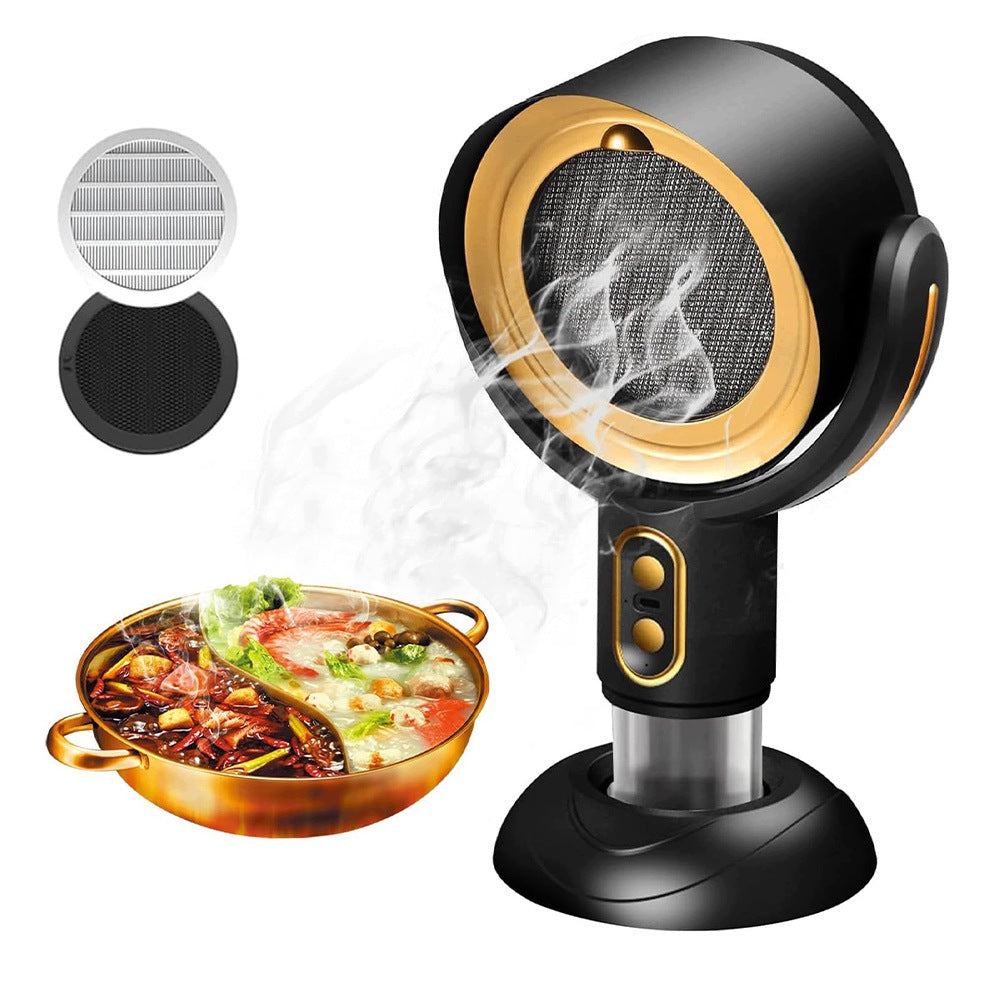 Fan Cigarette Smoke Purifier Air Filter Angle Adjustment