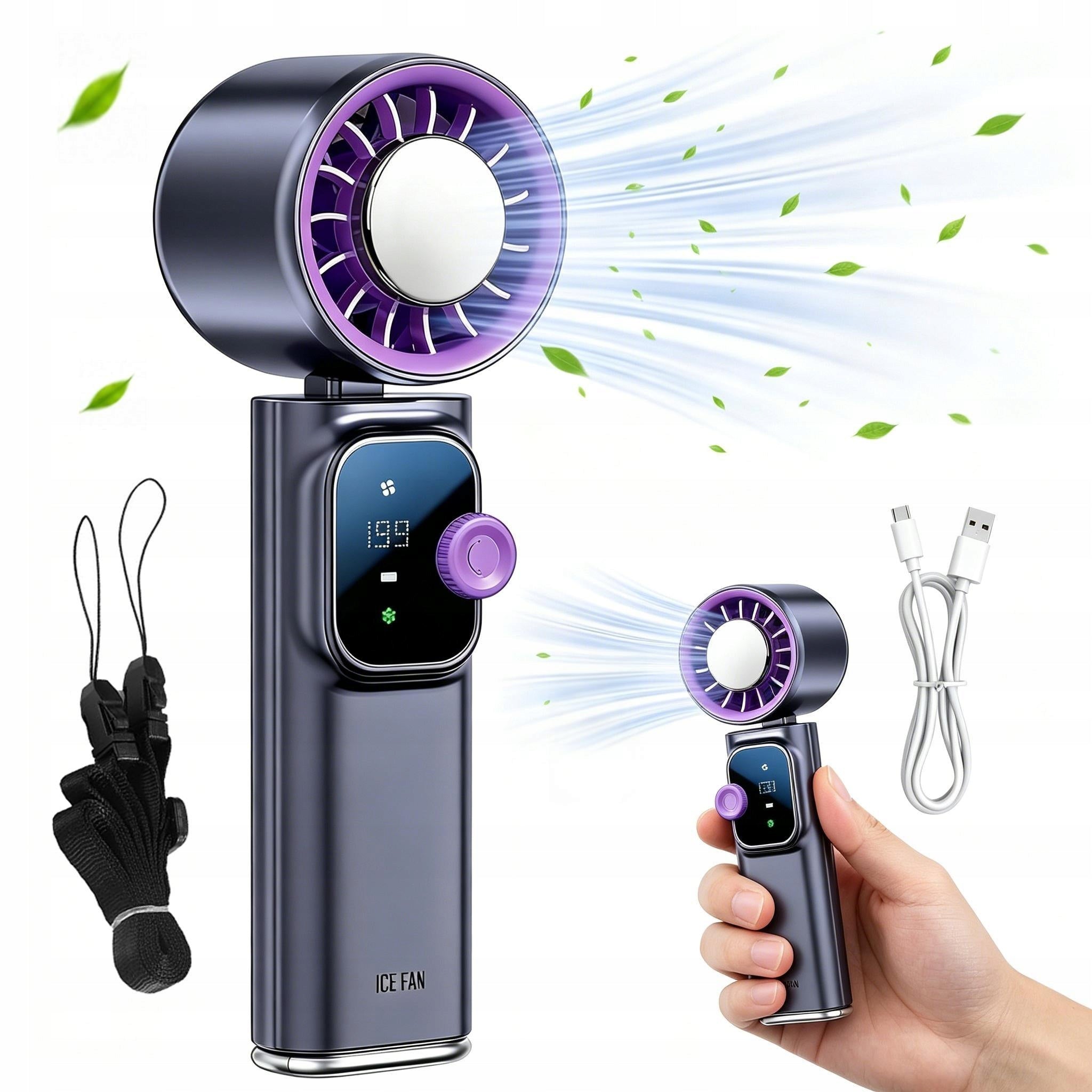 Fan Handheld Windmill Wireless Portable Mini 4000mAh