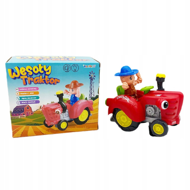 Farmer tractor with light and sound