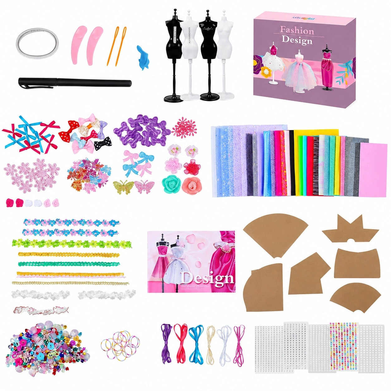 Fashion Design Studio Designer Creative Sewing Doll Set 800el Packaging status original