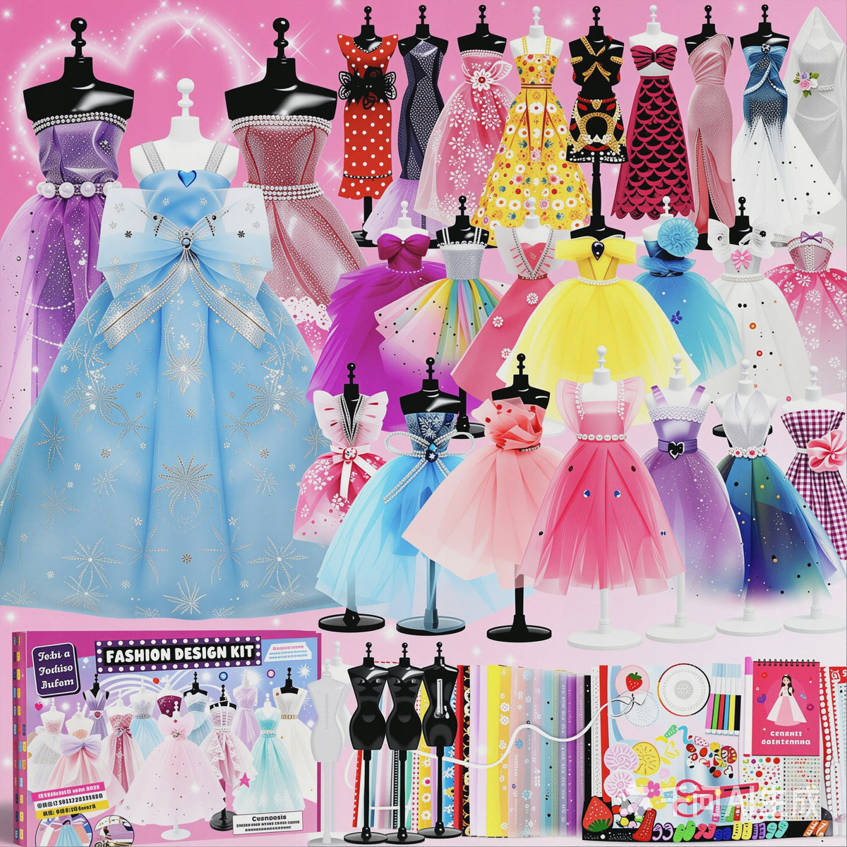 Fashion Designer Clothing Studio – Creative Doll Sewing Craft Set