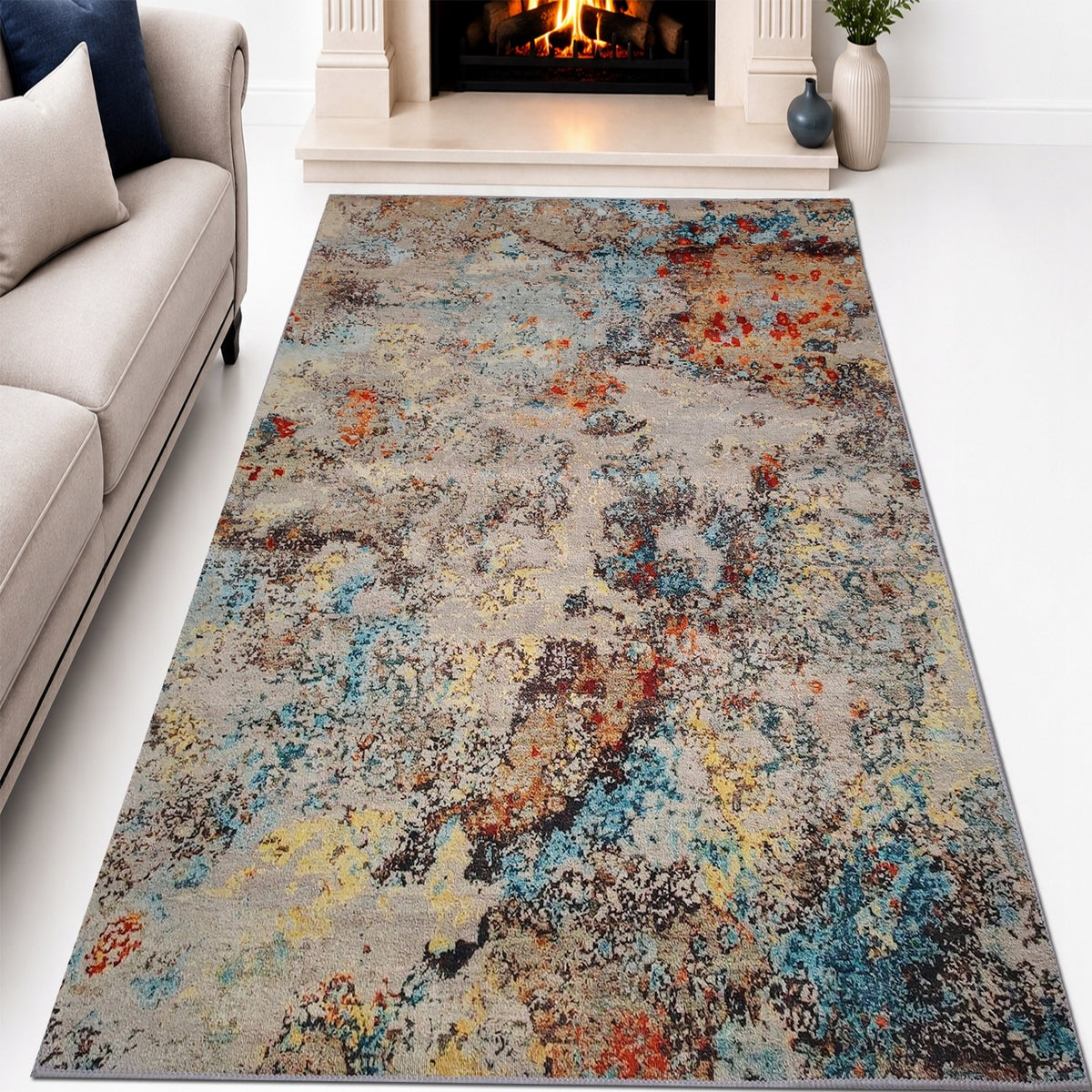 Fashionable Carpet Fancy 120x160 Modern Anti-slip Various designs to choose from!