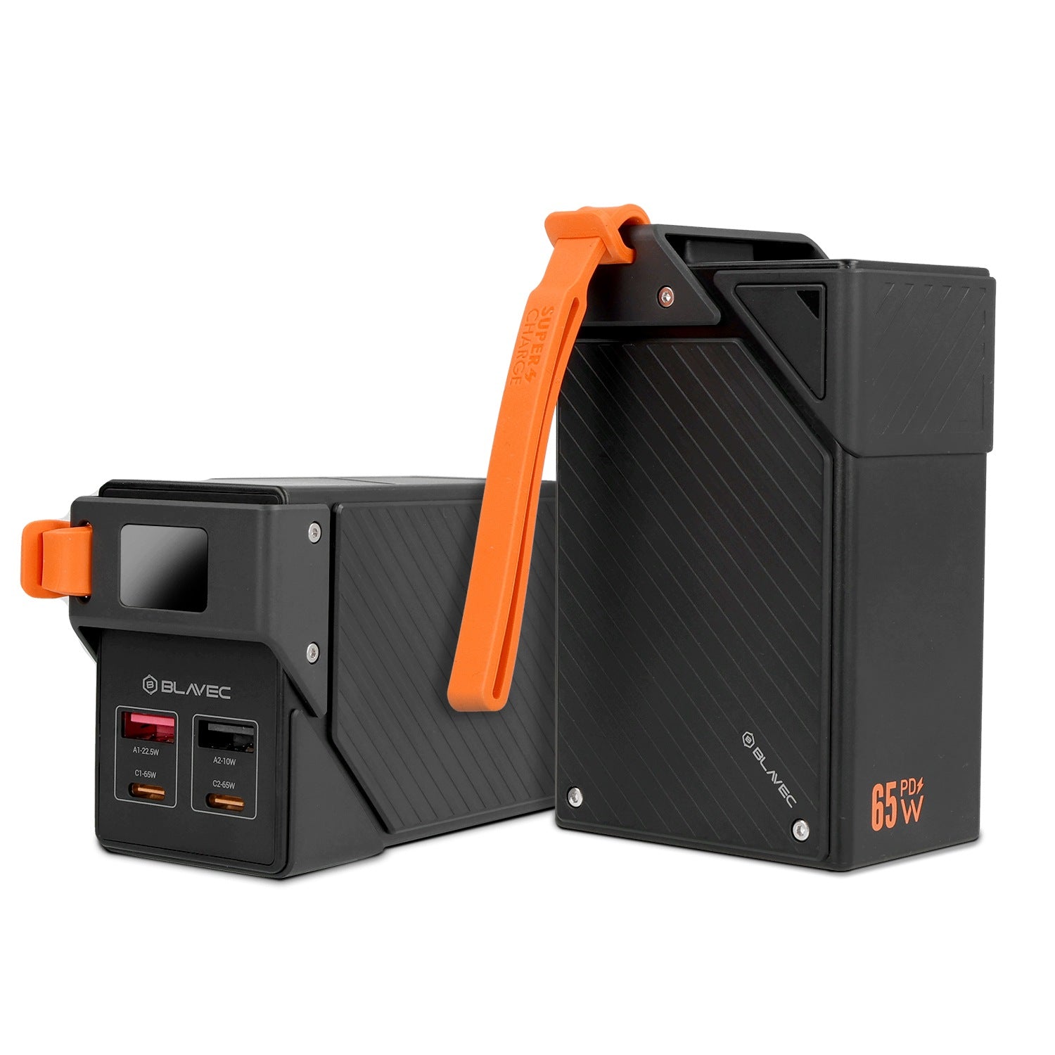 Fast Powerbank 30000 mAh 65W PD 2x USB-C USB-A Travel Power Bank Blavec Manufacturer code Blavec Power Bank BJ-50 Tytan 30K