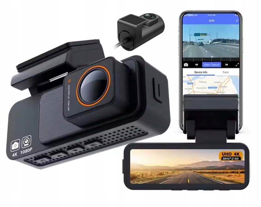 Fastcam M9 4K UHD Wi-Fi 170° Car Video Recorder with Rear Camera Manufacturer code M9