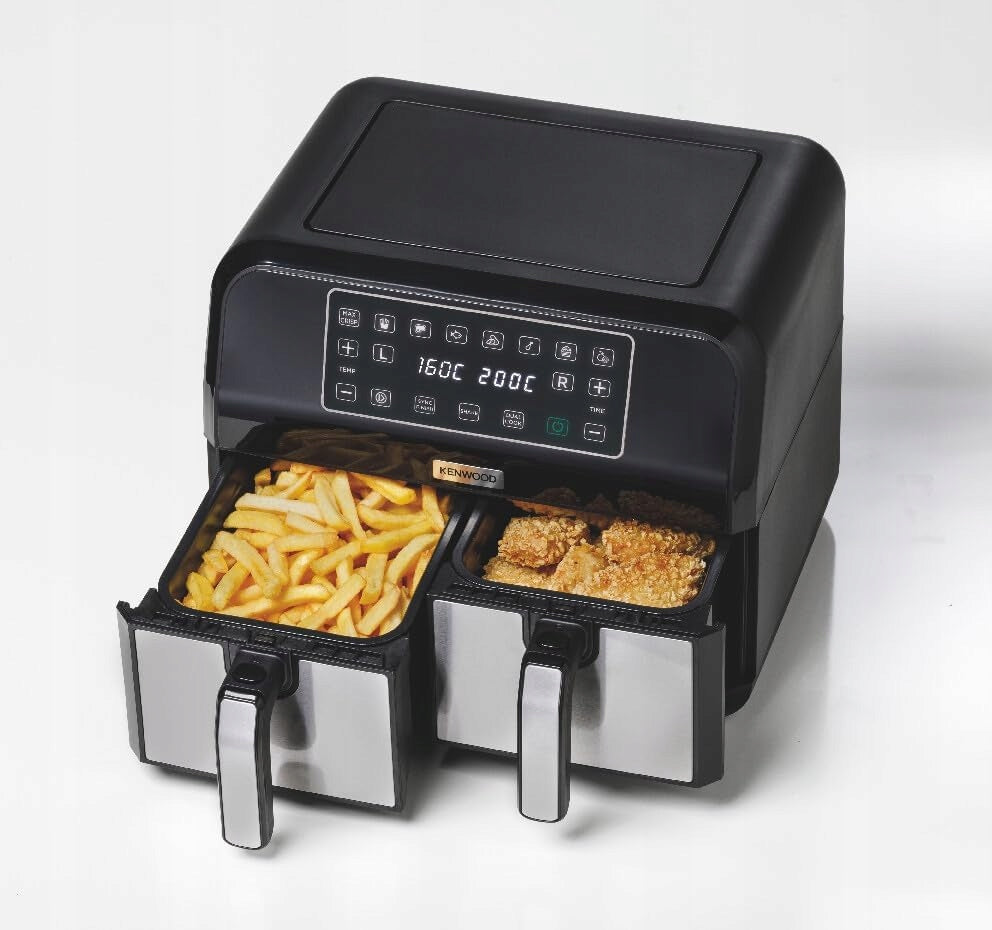 Fat Free Air Fryer AirFryer Double 2x4L Kenwood HFM20.000MB Manufacturer code HFM20.000MB