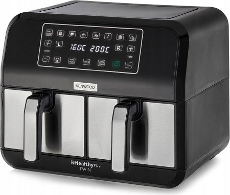 Fat Free Air Fryer AirFryer Double 2x4L Kenwood HFM20.000MB