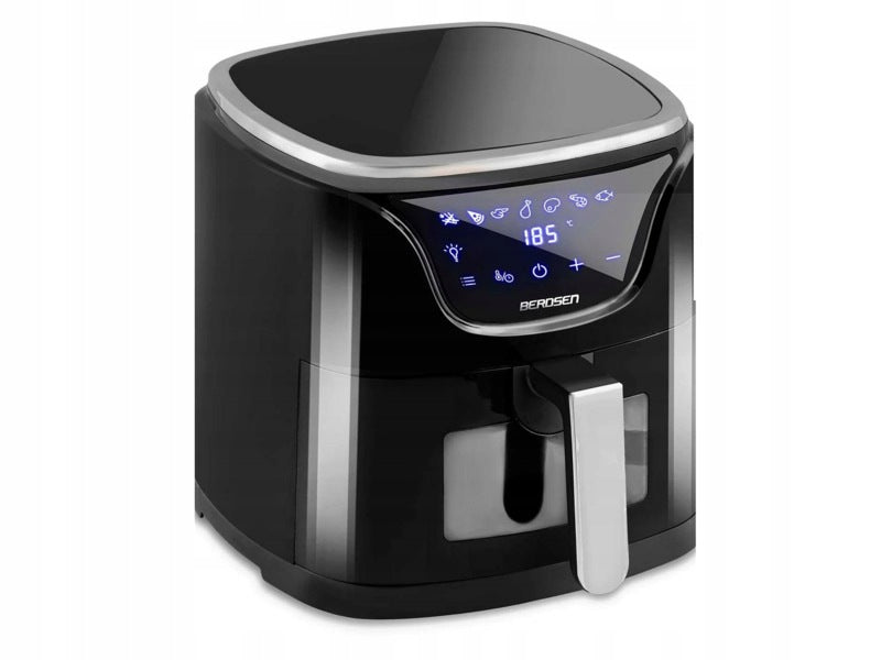 Fat Free Air Fryer BERDSEN BD-652 5l Black & Silver