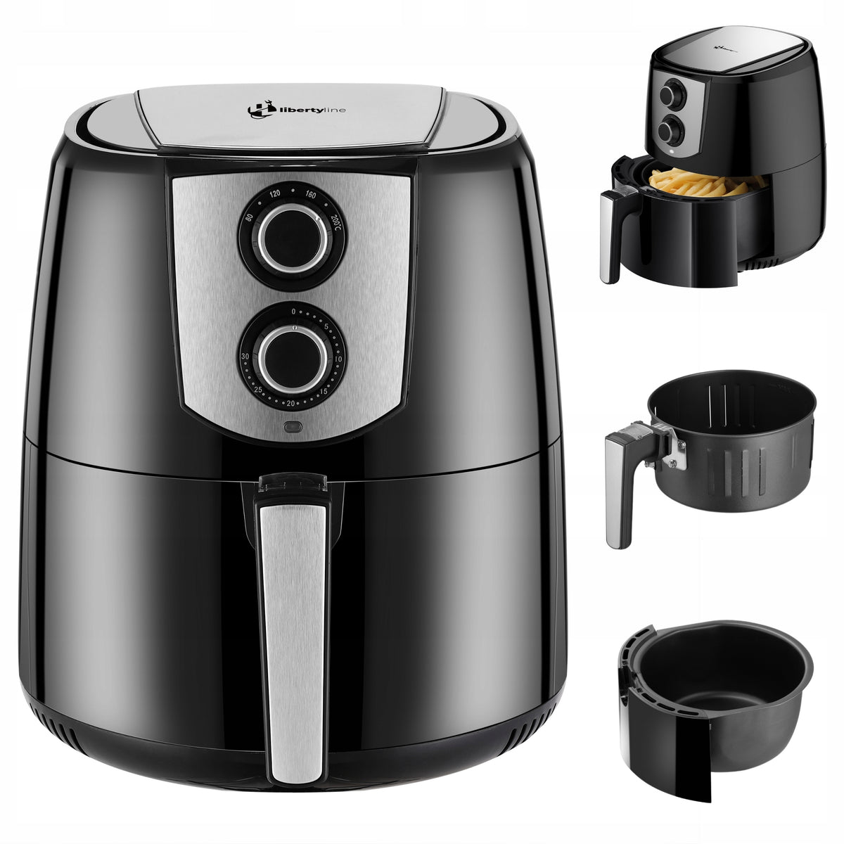 Fat Free Fryer Air Fryer Libertyline 3,5l 1400W Strong