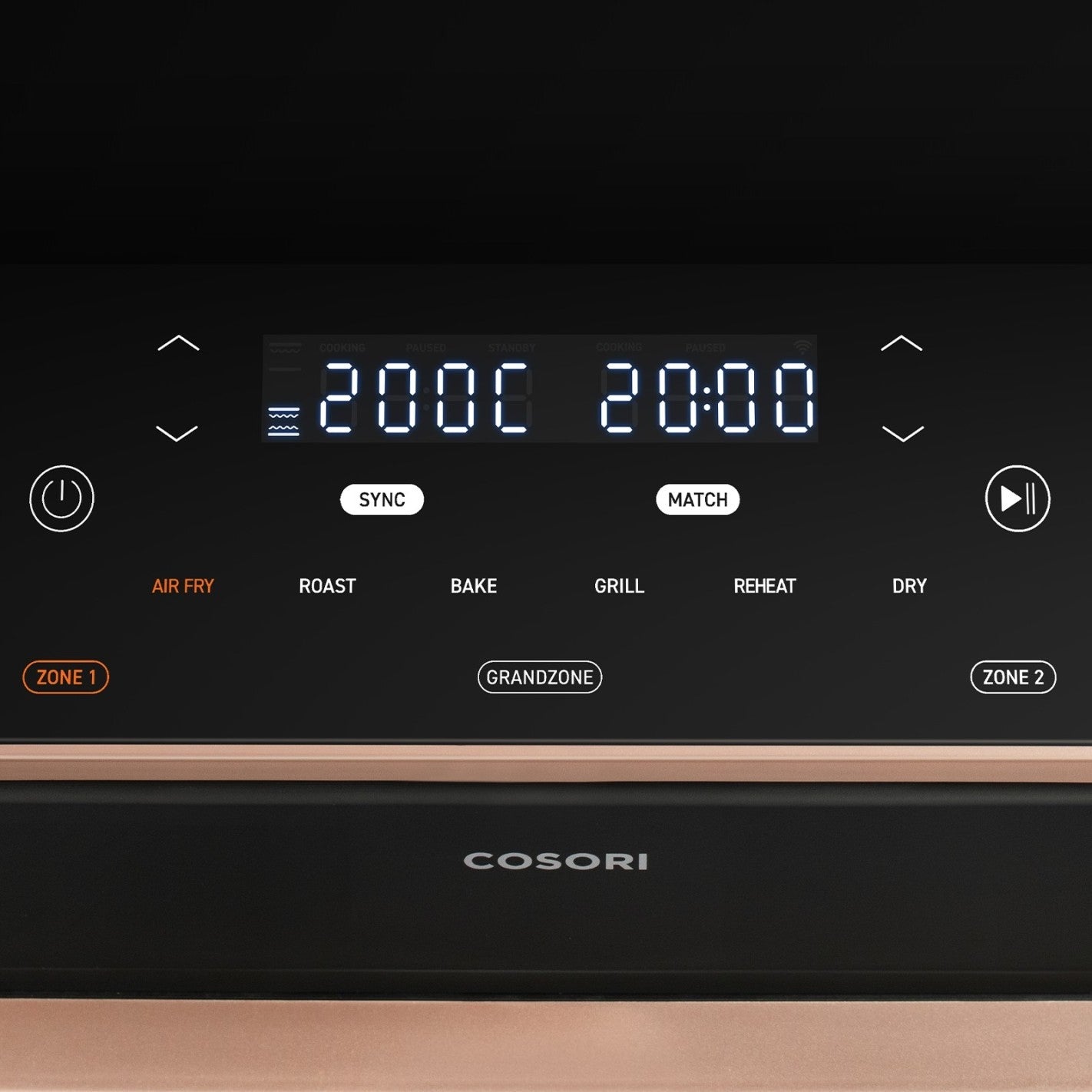 Fat Free Fryer Cosori TwinFry Dual Air Fryer 2800W 10l black Brand Cosori