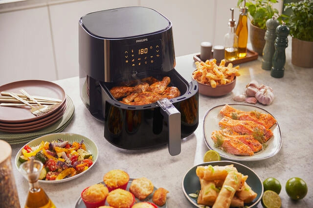 Fat Free Fryer Philips Ovi XL 2000W Airfryer 6,2l HD9280/90 Dominant color black