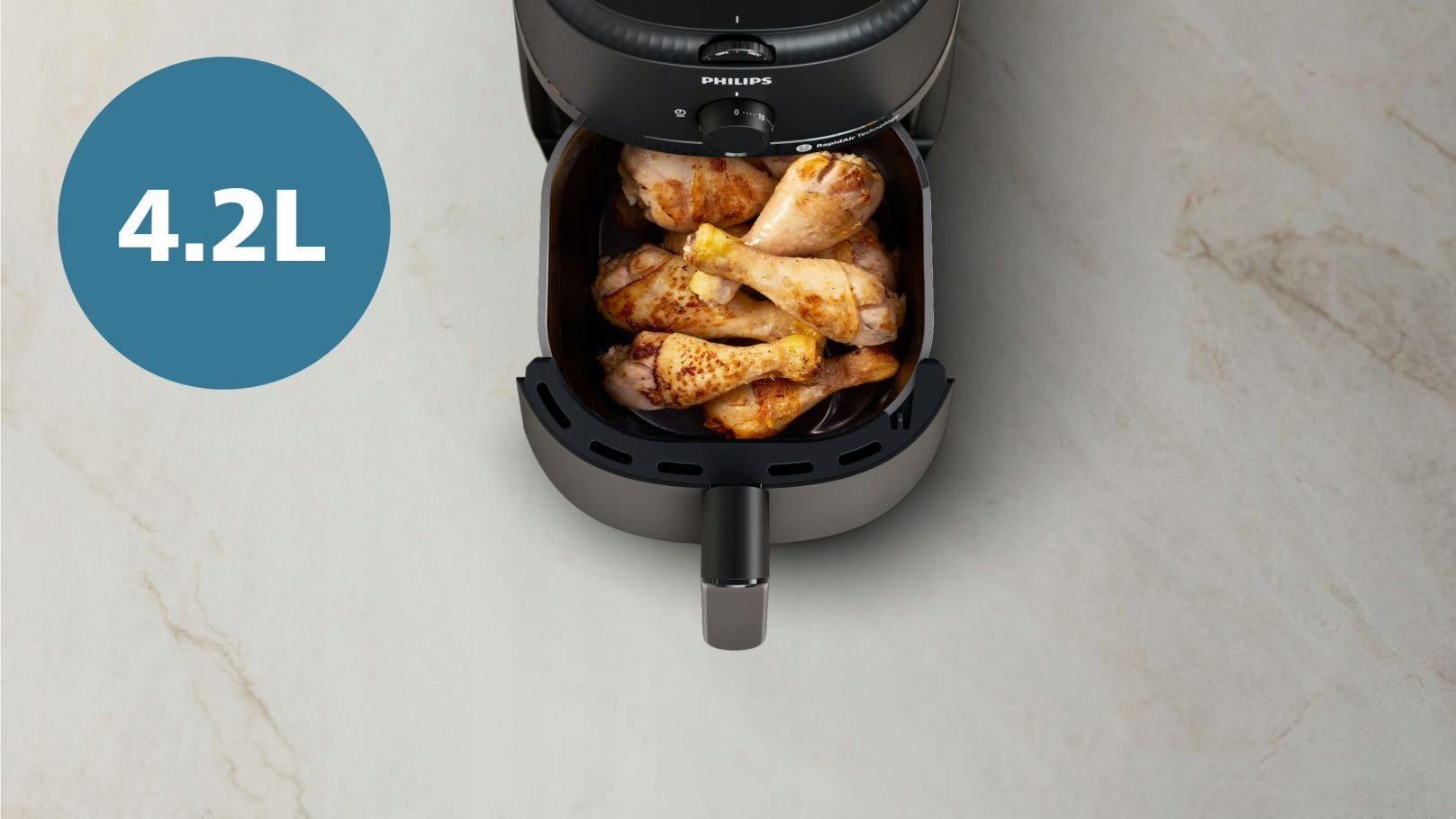 Fat Free Fryer Philips Series 1000 1300W Air fryer 4,2l NA120/00 Brand Philips