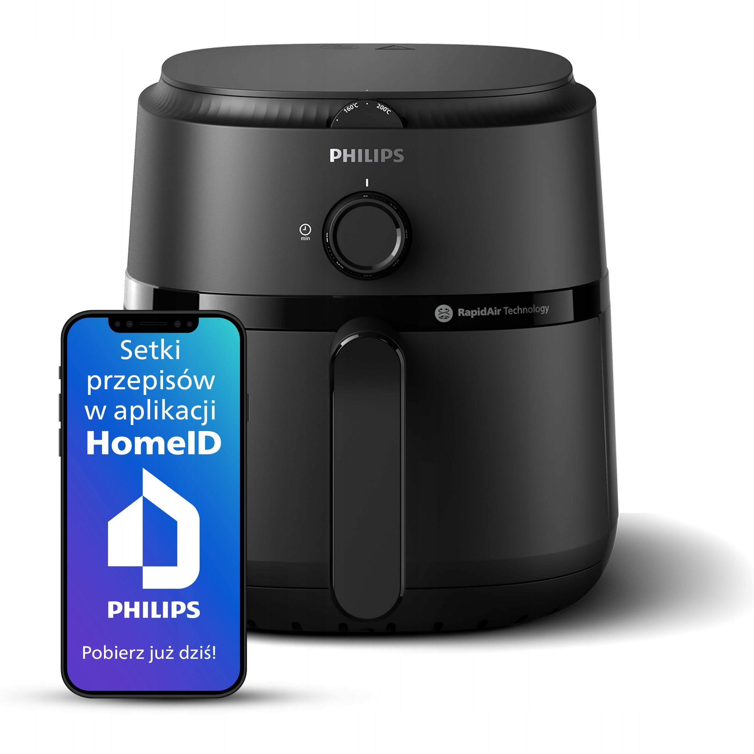 Fat Free Fryer Philips Series 1000 1300W Air fryer 4,2l NA120/00