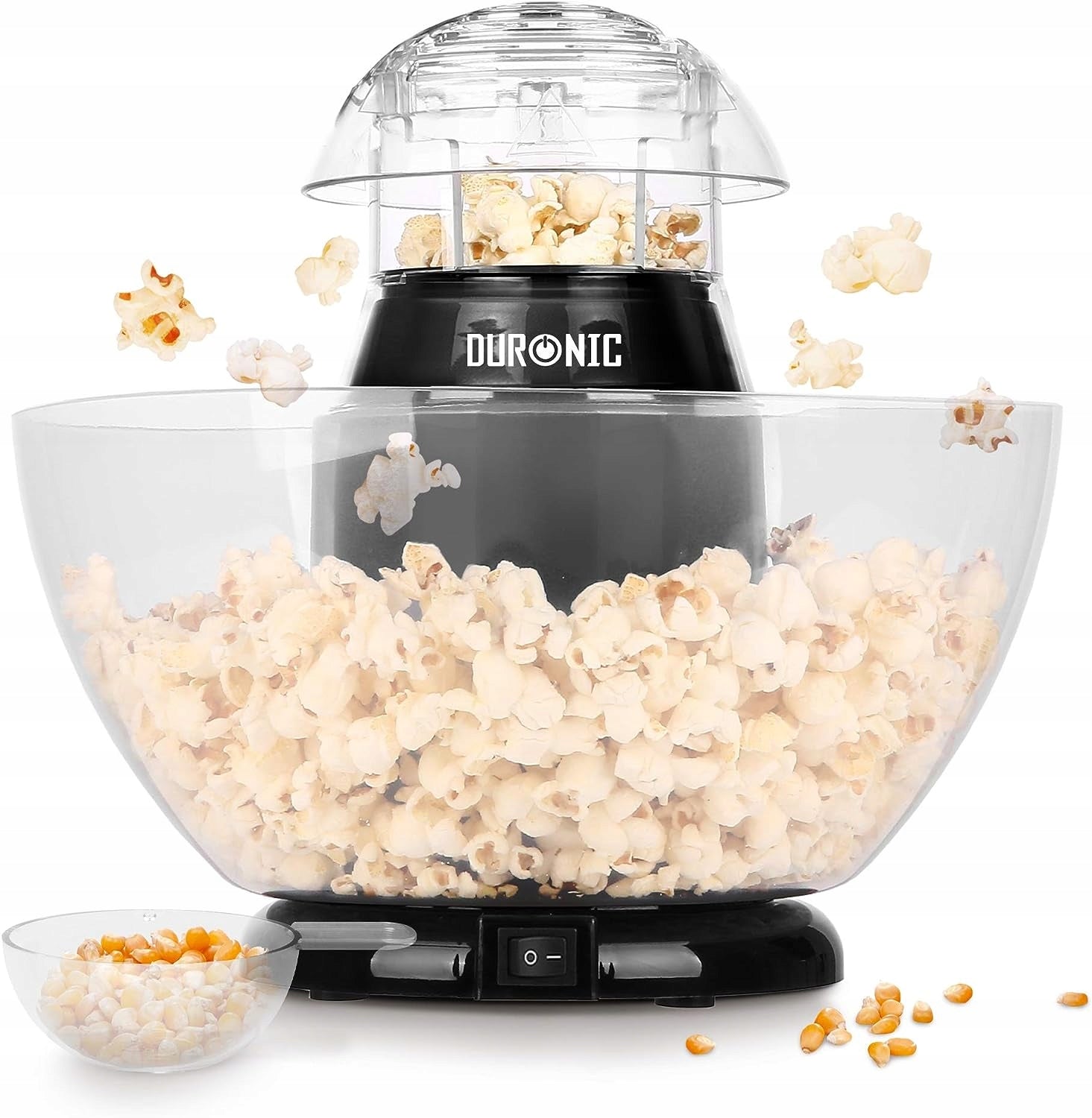 Fat Free Popcorn Machine + Removable Bowl