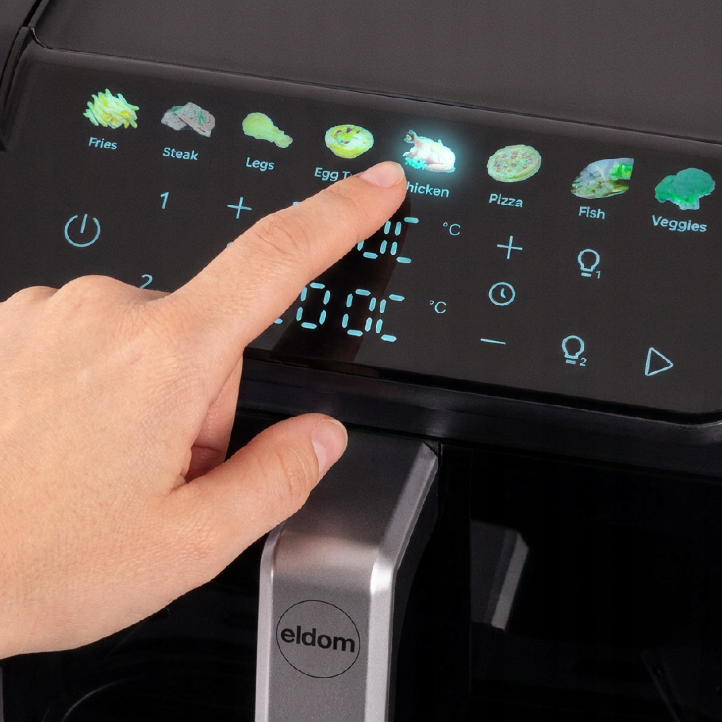 Fat Free Vertical Fryer FR300 2700W Two Drawers 10L Air Fryer Manufacturer code FR300 freo