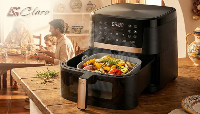 Fat-free air fryer 2000W | Air Fryer | 14 programs 8L XXL + TRAY Brand ARSA GO