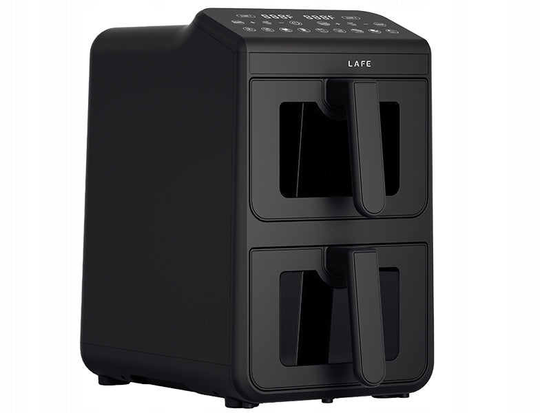 Fat-free air fryer LAFE Dual Fry 10L Two chambers 40-200*C 2460W Brand Lafe
