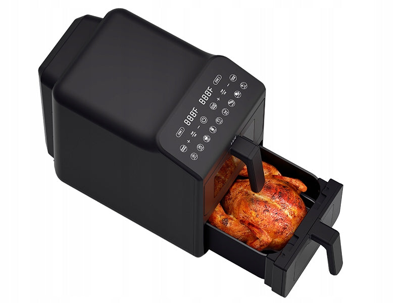 Fat-free air fryer LAFE Dual Fry 10L Two chambers 40-200*C 2460W Product width 45 cm