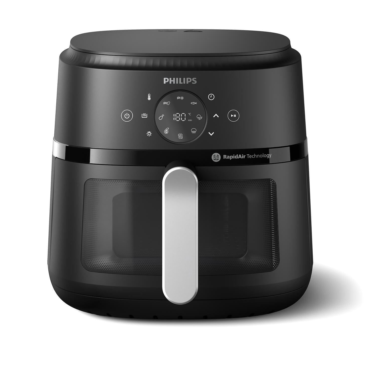 Fat-free air fryer Philips NA231/00 1700 W 6,2 l Dominant color black