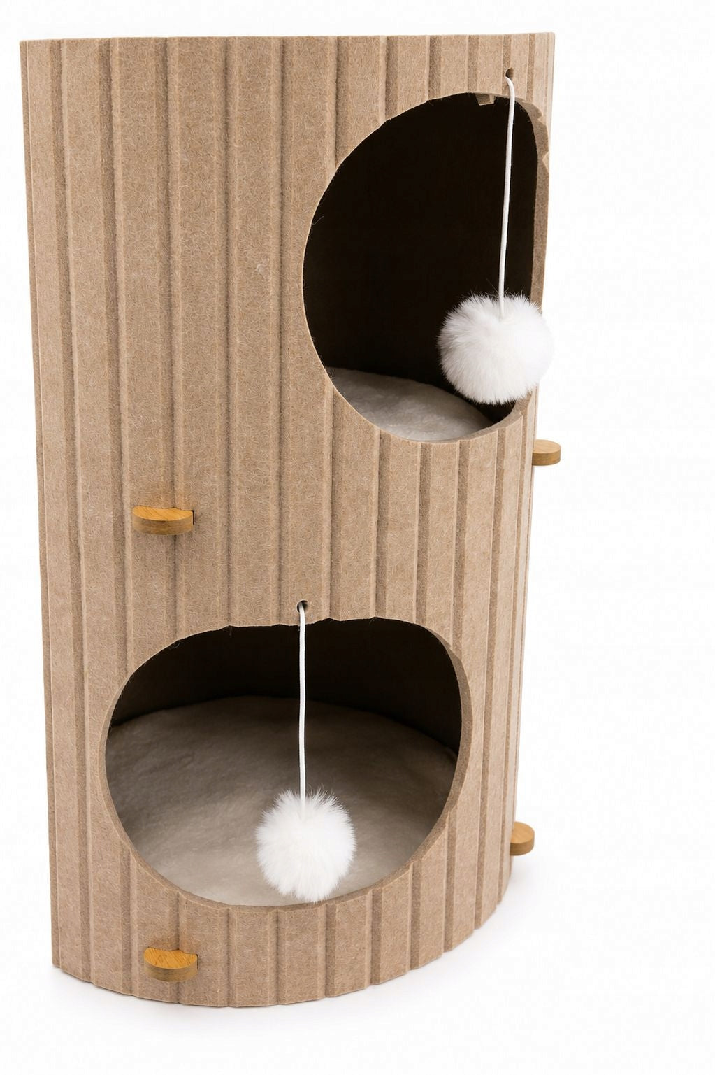 Felt Cat Scratcher 2in1 LunaTower – Bed, Cottage and Cat Tower Packaging status original