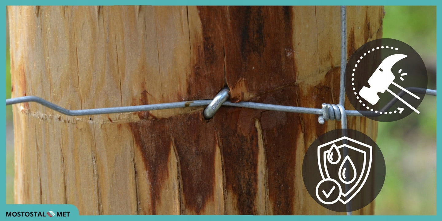 Fence FOREST MESH 150/16/10 L 50MB + skoble EYELETS SQUARES EAN (GTIN) 5903938000614