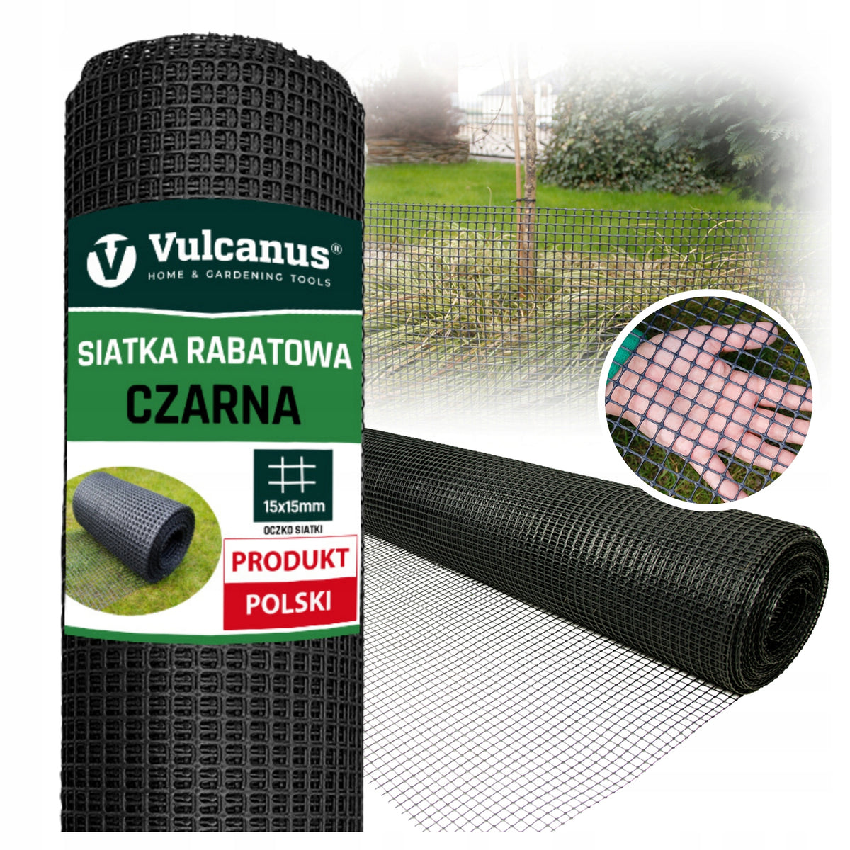 Fence Mesh For Chicken Discount 1,2x10m Black Plastic PL Strong