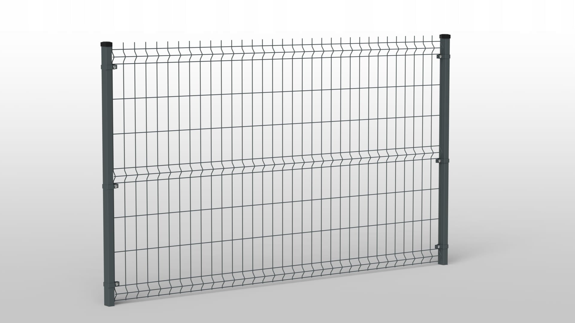 Fence Panel fi 4 mm 70x200 1,53m x 2,5mb , black 9005 Manufacturer code P44 1530.2 - MULTIKOLOR