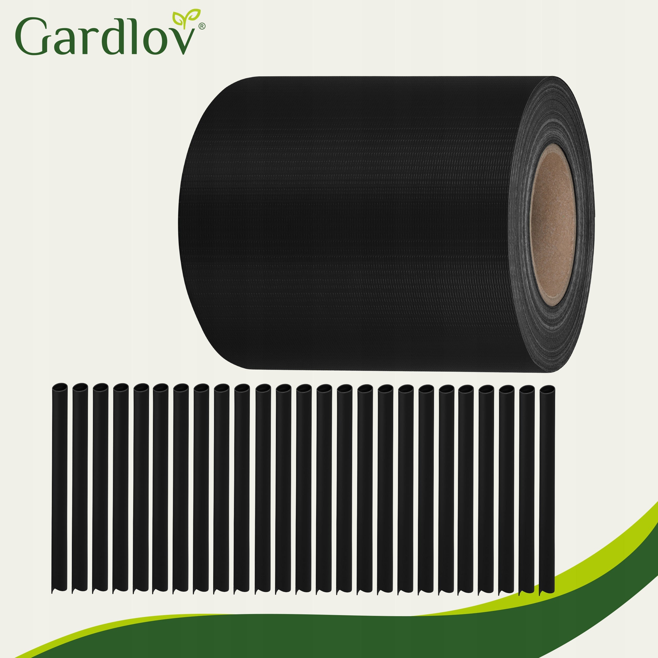 Fence Tape Panel Cover Black Panel Fence 19x35cm UV Clips Packaging status original