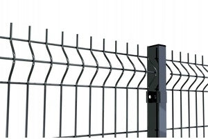 Fence panels GRAPHITE fi4 153x250 Panel fence anthracite span