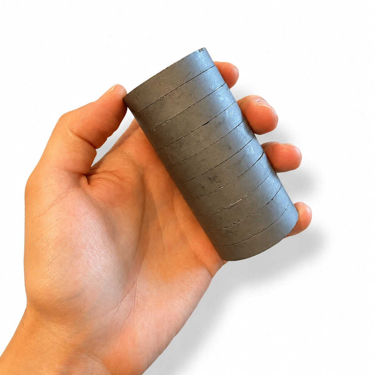 Ferrite Magnet 10 PCS Cylindrical Ring With Hole 45x22x9 f30 Black Manufacturer code Magnes do szkoły pracy biurowy