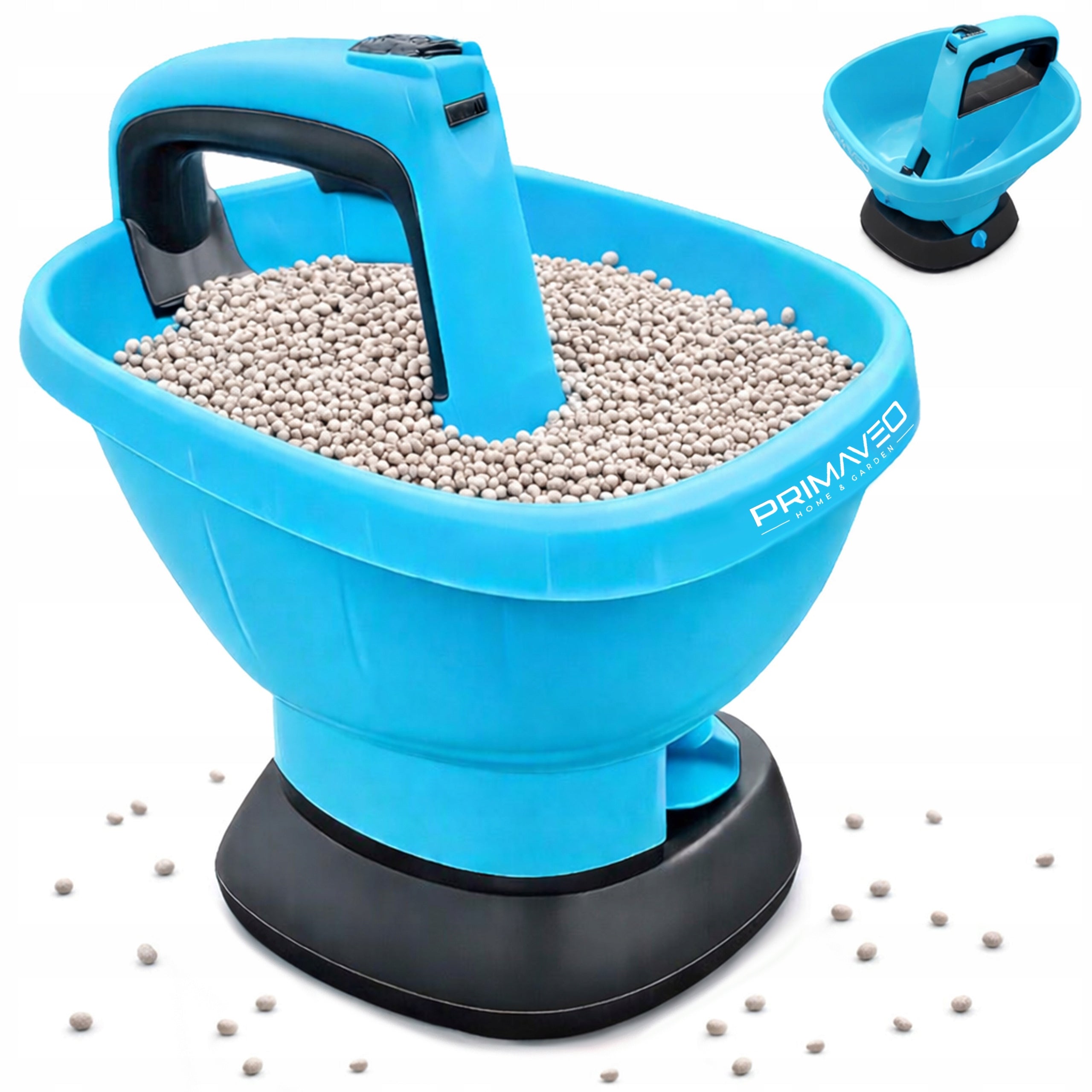 Fertilizer Grass Seed Spreader Electric Battery Operated Handheld XL