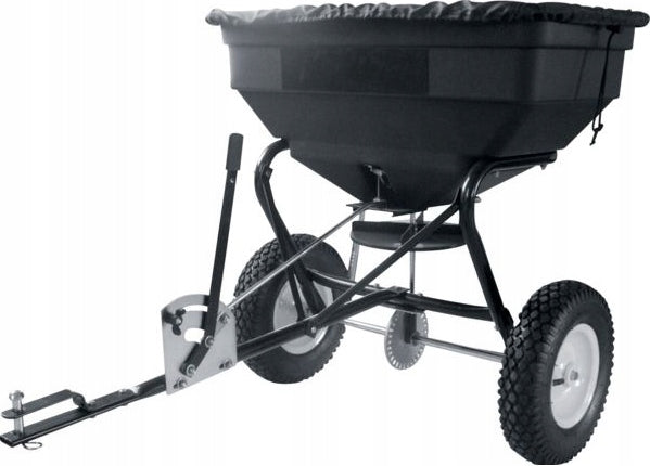 Fertilizer spreader for tractor mower capacity 56kg 350cm universal spreader