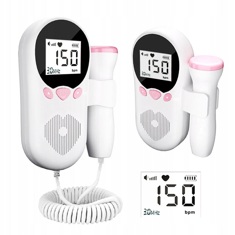 Fetal Heart Rate Detector Pregnancy Ultrasound 3MHz Convenient and Practical Packaging status original