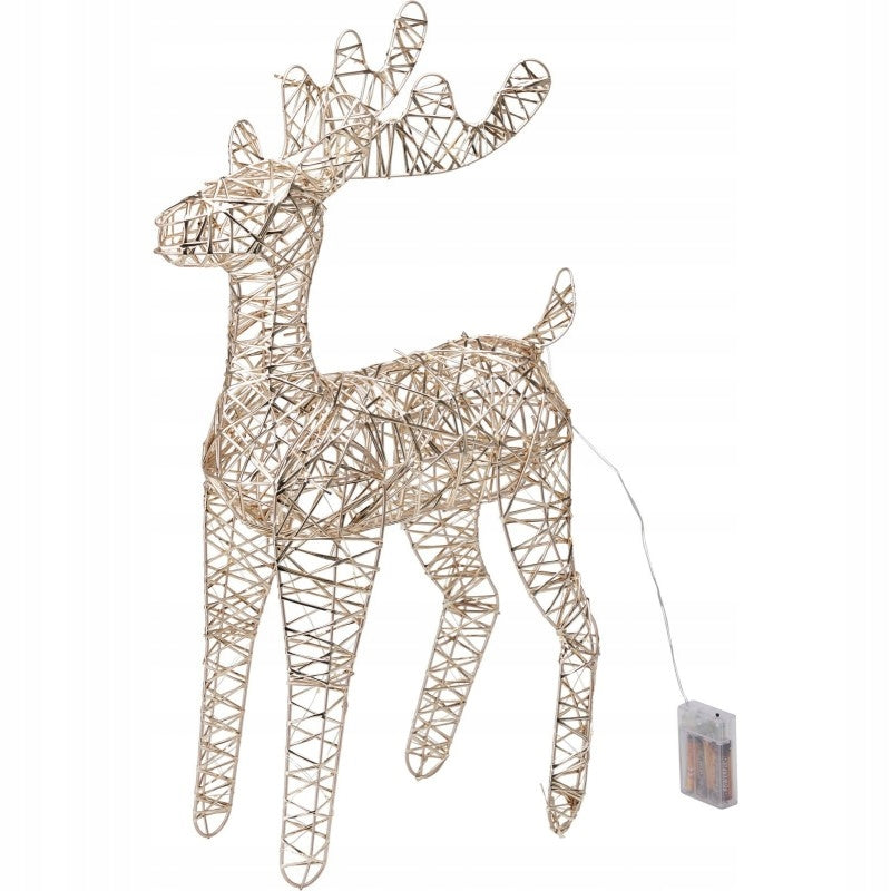 Figurine Christmas Reindeer decoration gold LED 60 cm Manufacturer code 8721037681056