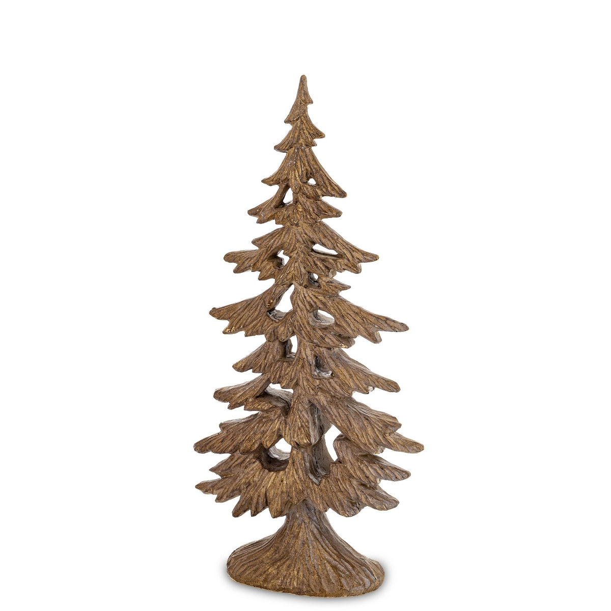 Figurine Christmas tree brown plastic 30x16x7